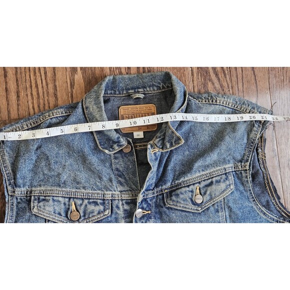 Rare Edwin made in Japan denim Jacket Vest Guns N Roses GNR World Tour 2002 Sz M - Picture 14 of 16